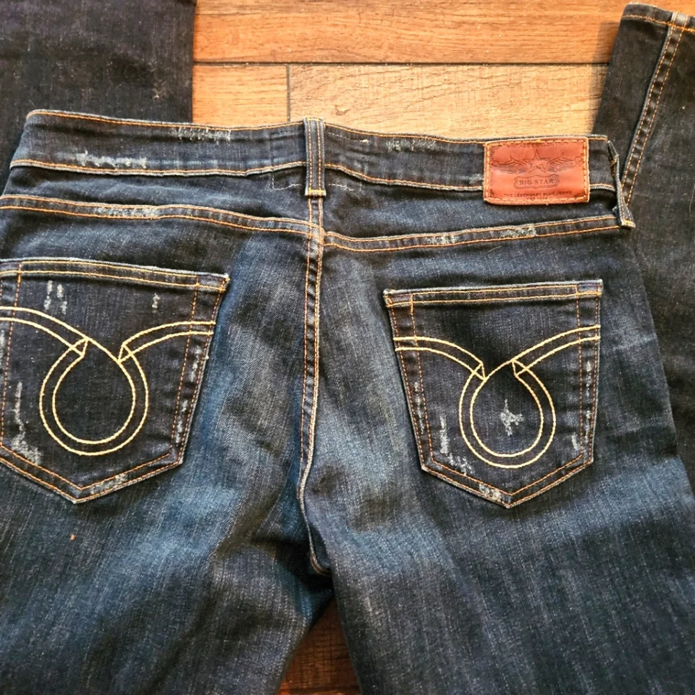 Big Star Women's Boot Cut Jeans - Dark Blue - Picture 10 of 14